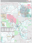 Las Vegas-Henderson-Paradise Wall Map Premium Style